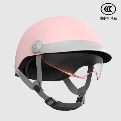 Certified Electric Vehicle Helmet for Men: Motosiklet kaskı (dəbilqə) - 3c-certification-vitality-powder-hat-brim-transparent-endoscope