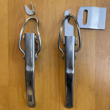 三轮车不锈钢边门扣加厚弹簧卡扣电动燃油三轮车车厢配件通用大全