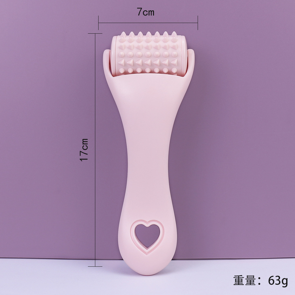 Masajeador facial transfronterizo rodillo de elevación rodillo de masaje guía herramienta de cuidado de belleza rodillo de masaje de silicona