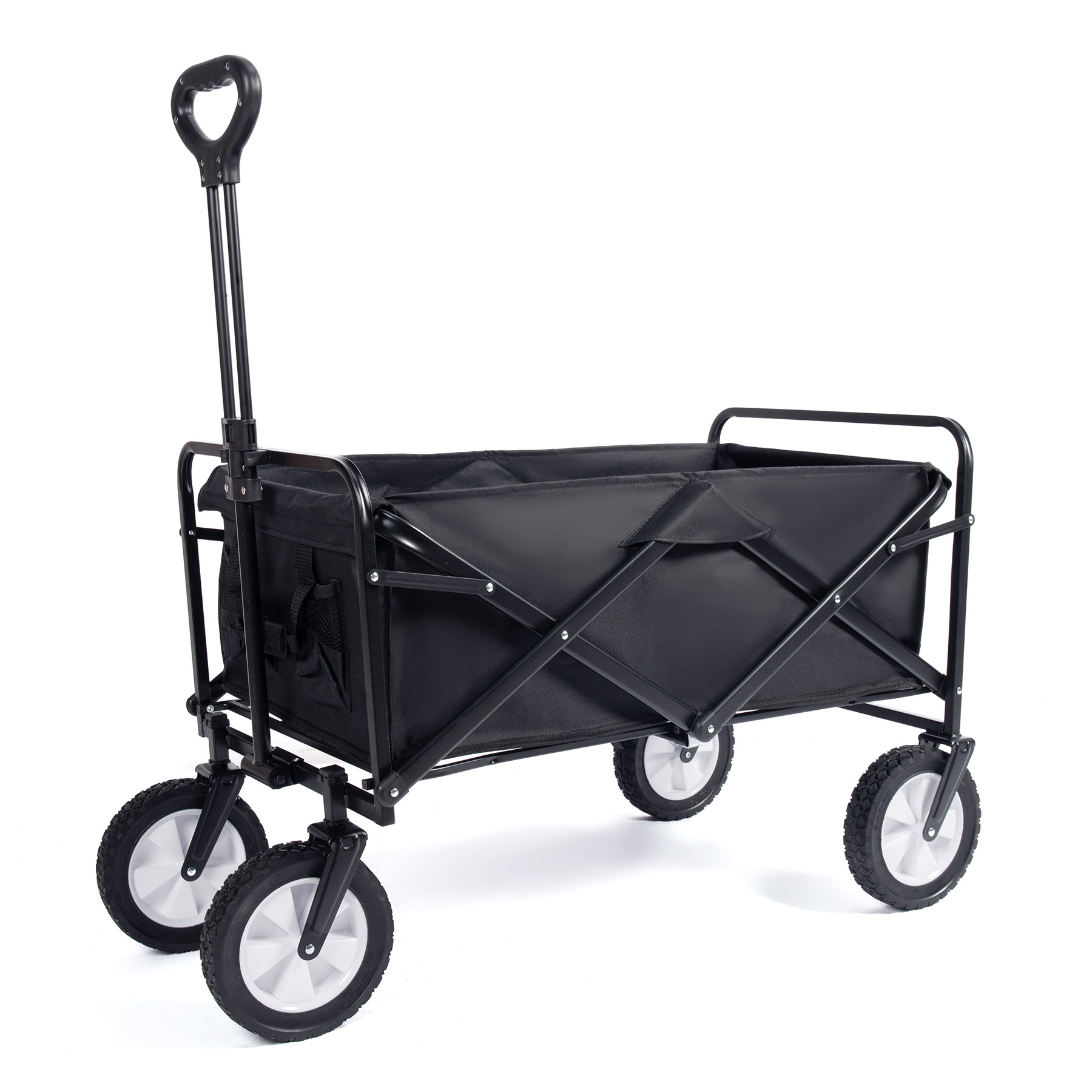 Portable Foldable Camping Cart Large Capacity Outdoor Trolley_voghion.com