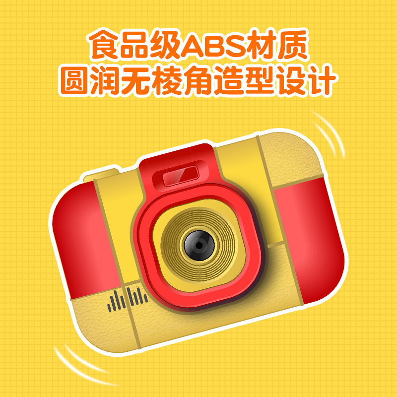 L1 mini cámara digital para niños 2.4 pulgadas frente y detrás de la cámara dual HD 2000W píxeles regalo