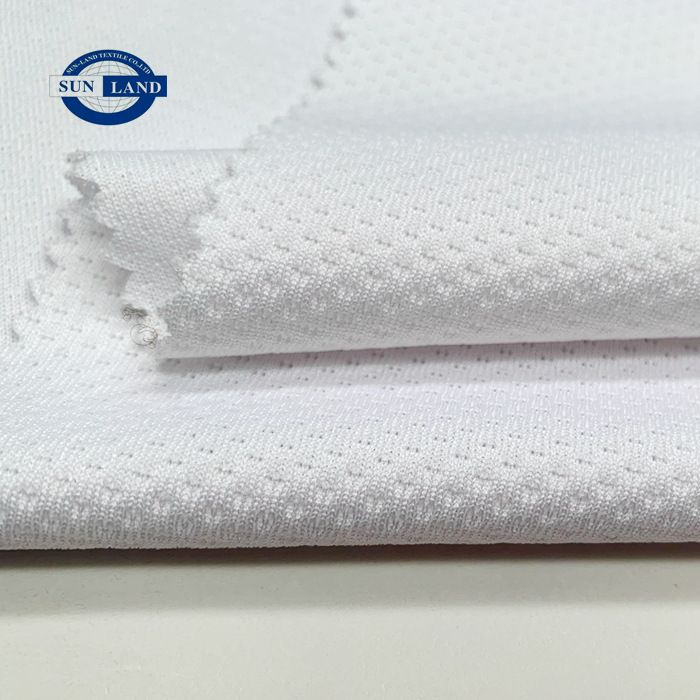 原纱速干六角网眼足球网眼蜂巢布快干T恤球衣骑行服家纺面料