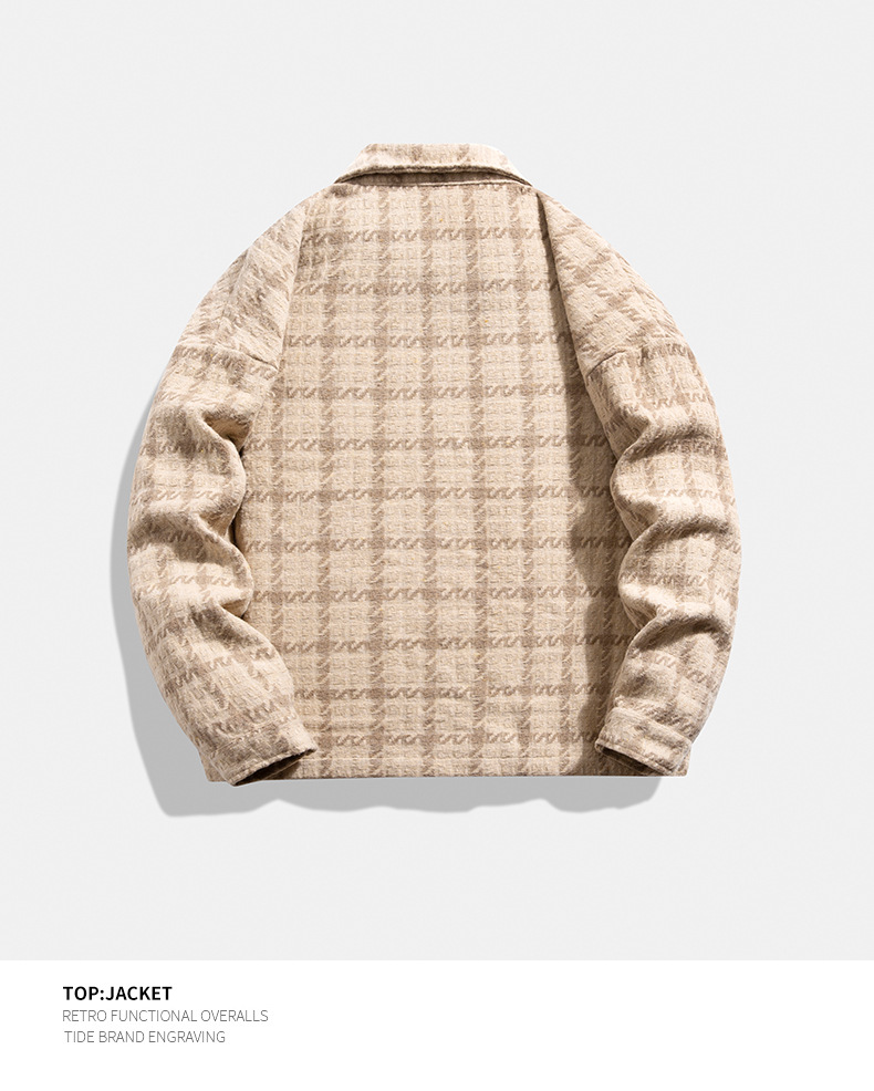 Férfi ruházat, minden passzol őszi ruhákhoz, divatos márka, laza kabát_voghion.com