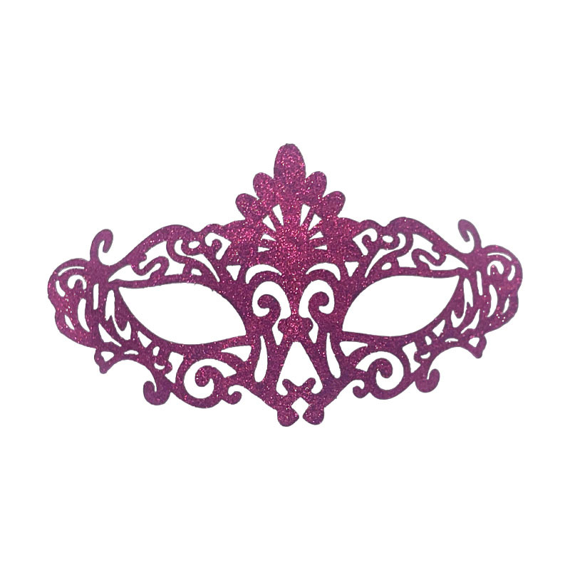 Nuevo Halloween máscara de mitad de cara retro retro máscara de polvo de pavo real máscara de maquillaje máscara de fiesta máscara de ojos