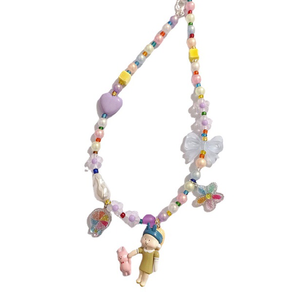 Matte acrylic beads