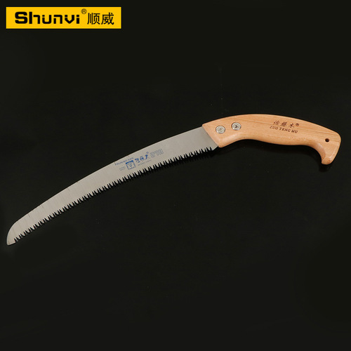 Supply of high-quality wooden handle hand saws, waist saws, woodworking saws, fruit tree saws, pruning saws, garden saws, gardening saws