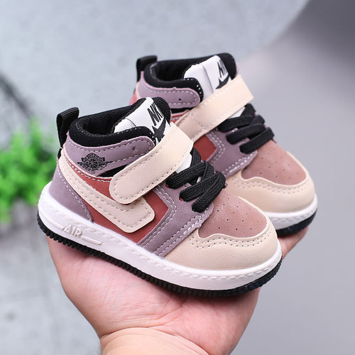 Children's sports shoes, girls' sneakers, soft-soled baby toddler shoes, boys' shoes, 1-3 years old, 0 spring and autumn boots