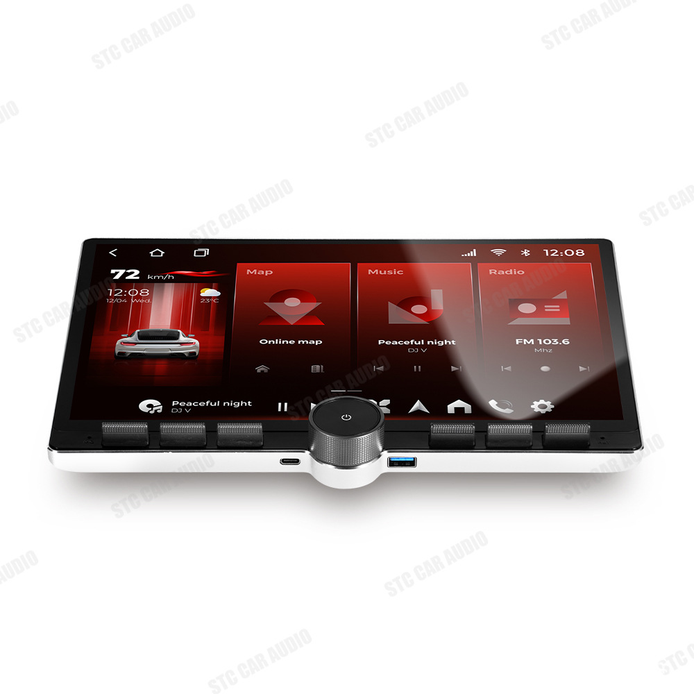 单旋钮9寸车载导航安卓GPS收音机多功能汽车播放器带carplay高清