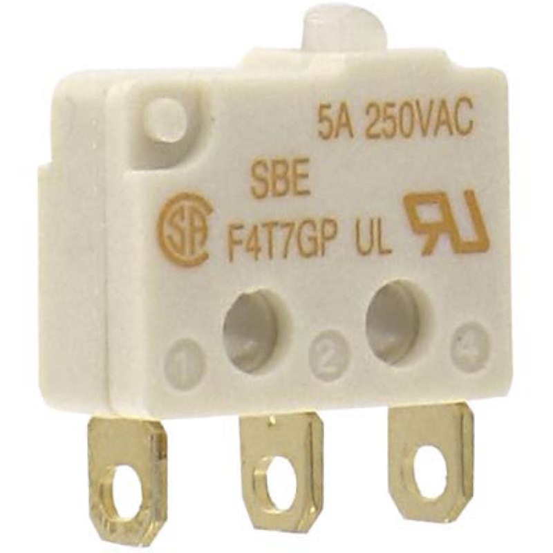 F4T7GPUL Johnson Electric 德昌电机 微动开关, 柱塞类型,焊接端