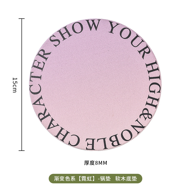 Luz de lujo creativo posavasos de cerámica estera de aislamiento estera impermeable mantel absorbente traje de montaña antideslizante estera de corcho