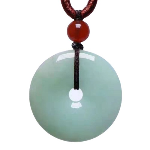 Jade safety buckle wholesale A goods couple pendant pendant necklace jade natural pendant crafts jade jade pendant