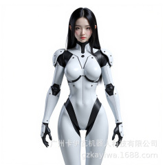 仿生人形智能讲解接待引领迎宾机器人仿真面部表情肢体动作前台接