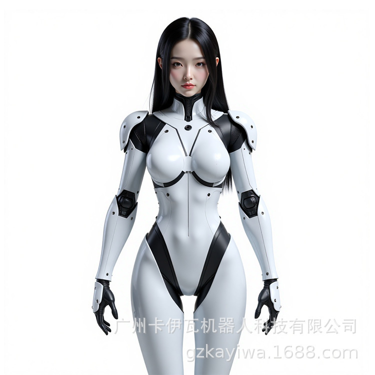 仿生人形智能讲解接待引领迎宾机器人仿真面部表情肢体动作前台接|undefined