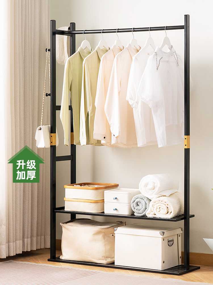 CS clothes rack floor-standing clothes rack by the bedside bed at night putting off clothes bedroom wardrobe clothes rack 5