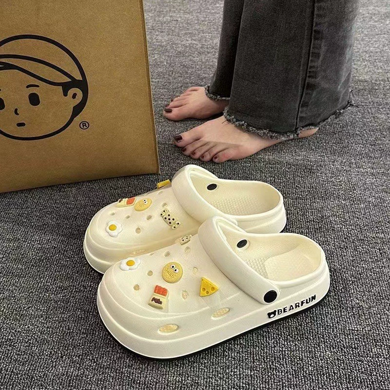 Обувь с пещерой для мужчин и женщин 2024 новый летом носить толстую подошвь