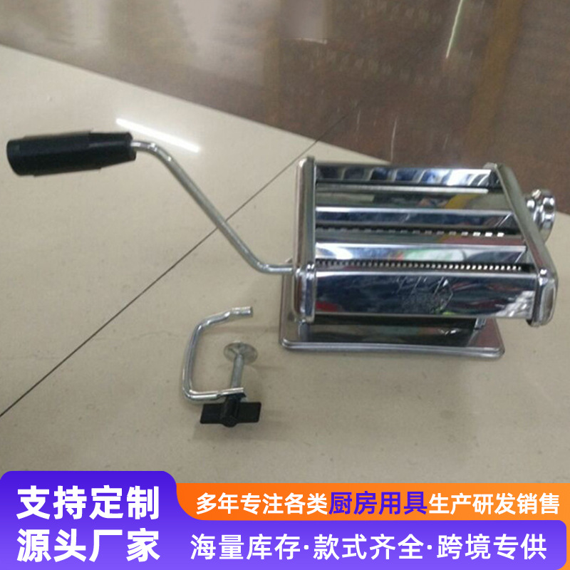 Nuevo modelo transfronterizo, compacto, práctico y elegante, máquina para hacer fideos manual, verde, fácil de operar, volumen de exportación mensual de 2 contenedores de gran volumen.