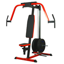 单人站健身房力量运动器械直臂夹胸综合训练器多功能健身器材