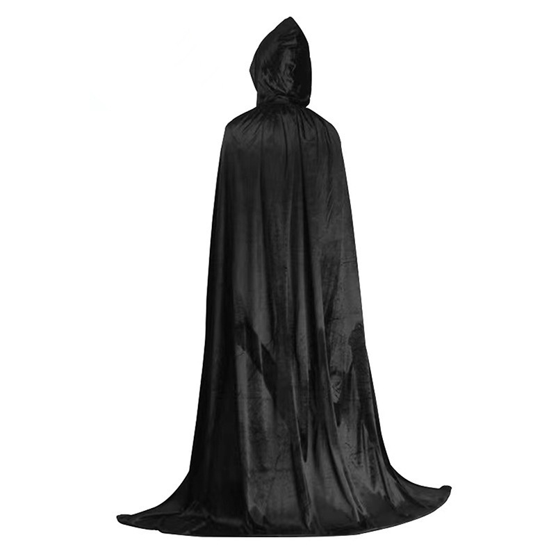 ハロウィンコスチューム大人の死のマントフード付きヴァンパイアマントウィザードローブ仮装コスチューム|undefined