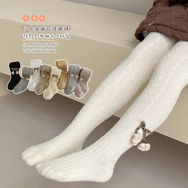 Los calcetines transfronterizos de los niños de Tiantai peinaron las polainas de las pantimedias de las muchachas del algodón