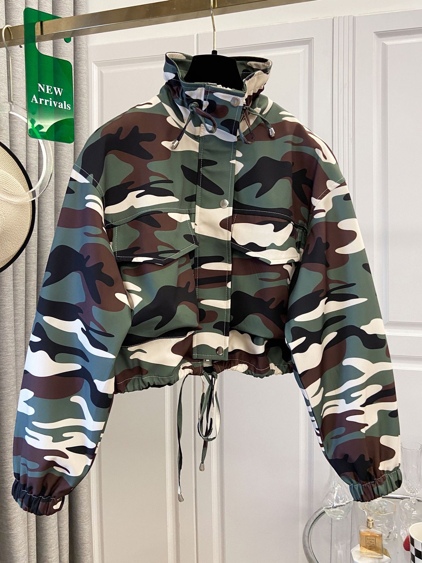 Amazonクロスボーダーヨーロッパとアメリカのショートワークジャケットレディース2025秋新作ルーズアメリカンジャケットジャケット