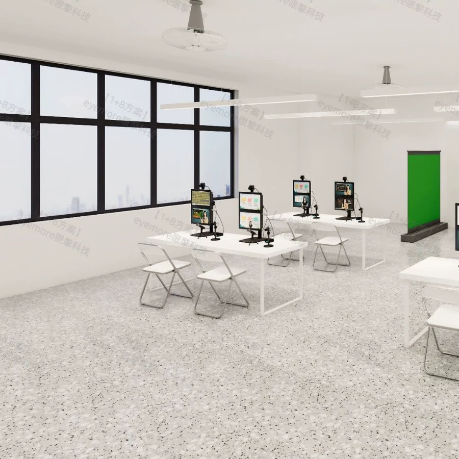 Professional e-commerce live broadcast training room plan services live broadcast equipment school media e-commerce competition training decoration