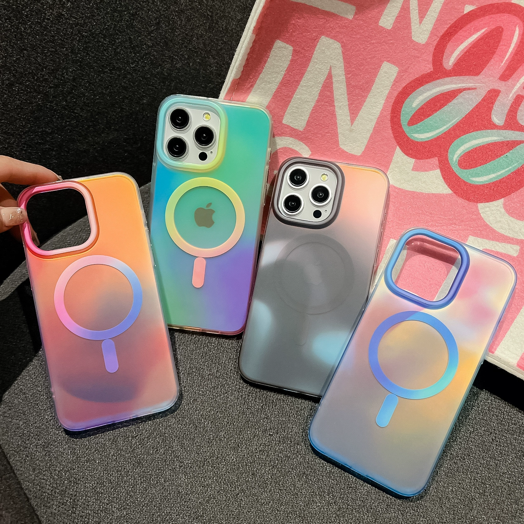 Apple, совместимый чехол для телефона, iPhone 16, стеклянный защитный чехол, 16 Pro Max, защита от падений
