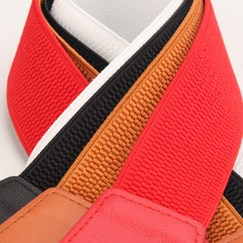 New ladies elastic belt retro twist buckle palace wide girdle with skirt coat decorative belt manufacturer