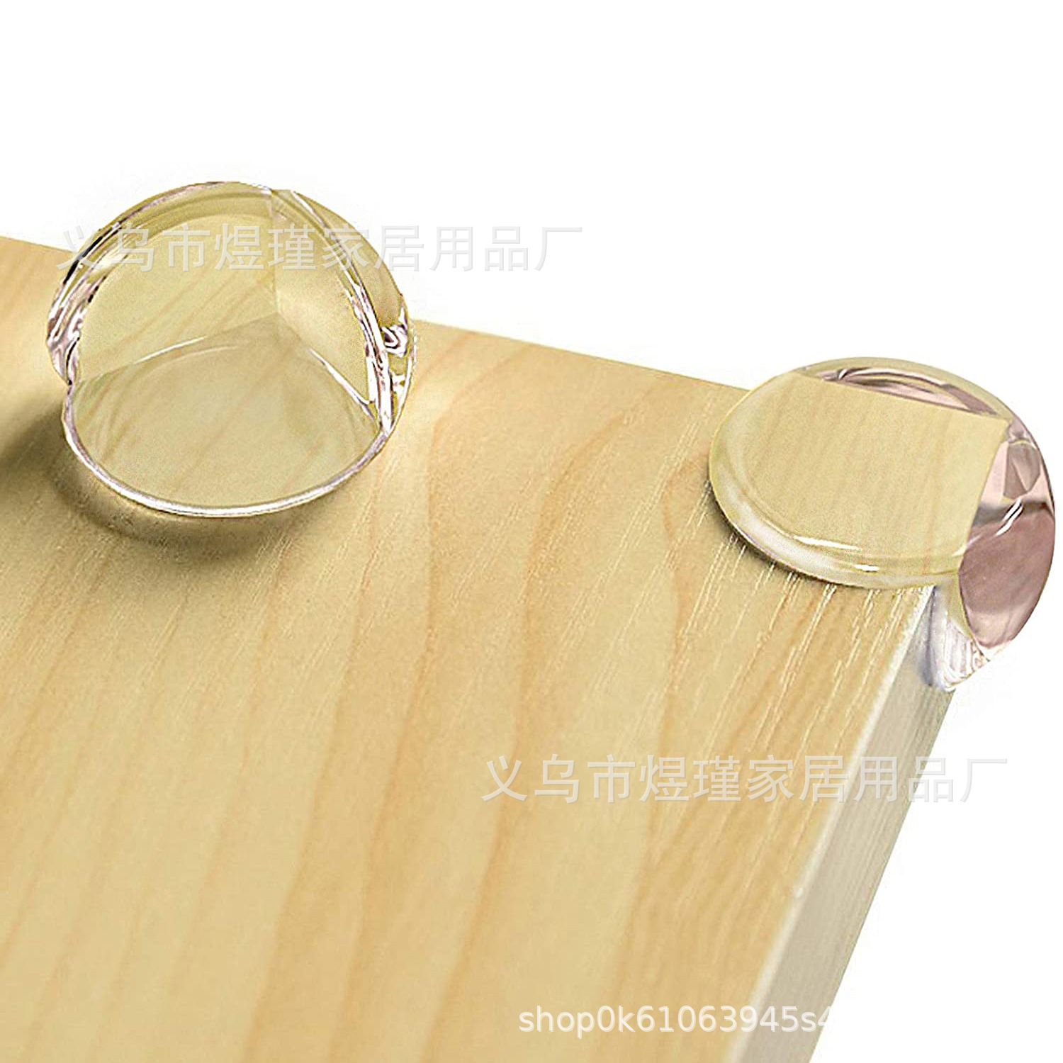 Table Corner Corner Guard Baby Safety Table Corner Guard PVC Corner Guard Children's Table Thickened Transparent Spherical Anti-collision Corner