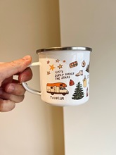 户外露营搪瓷杯加厚马克杯包边口杯珐琅杯批发加厚搪瓷厂家直供