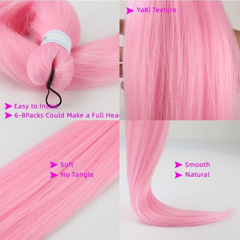 Peluca de color EZ trenza Africana trenza sucia Pre estirada Crochet Trenzas peluca tocado