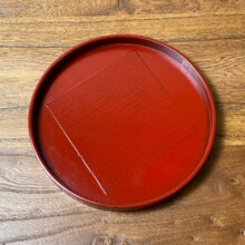 日式茶盘托盘漆器木盘茶托杯托创意托盘点心盘户外便携小茶盘高档