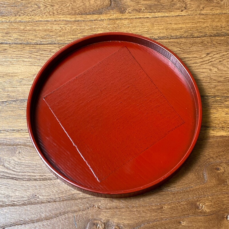 Japanese Style Tea Tray Tray Lacquer Wooden Tray Tea Holder Cup Holder Creative Tray Outdoor Portable Small Tea Tray High-end