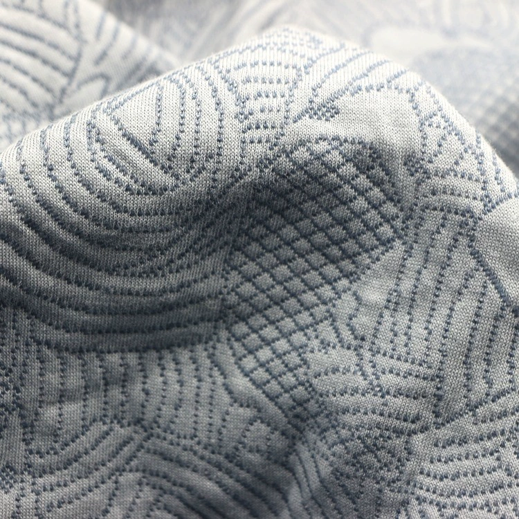 Jihua air layer cloth koi fish jumping dragon door 3D knitted woven sinking ticked filament silk cloth air layer material