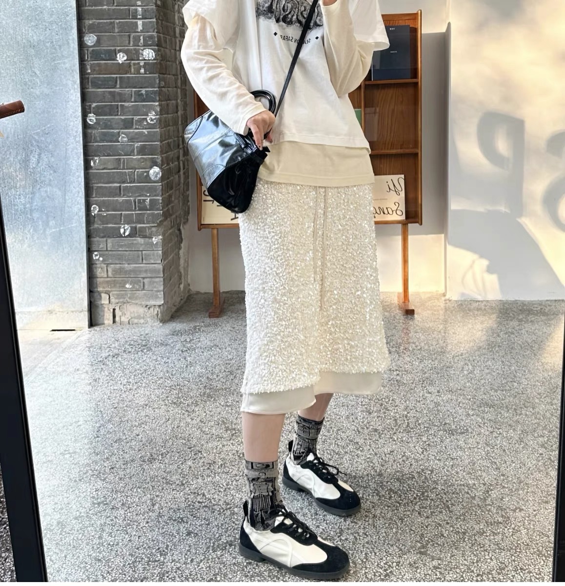 Scarpe da ballo da donna in pelle con suola morbida, sportive e per il tempo libero, primavera/estate 2024, nuove di zecca_voghion.com