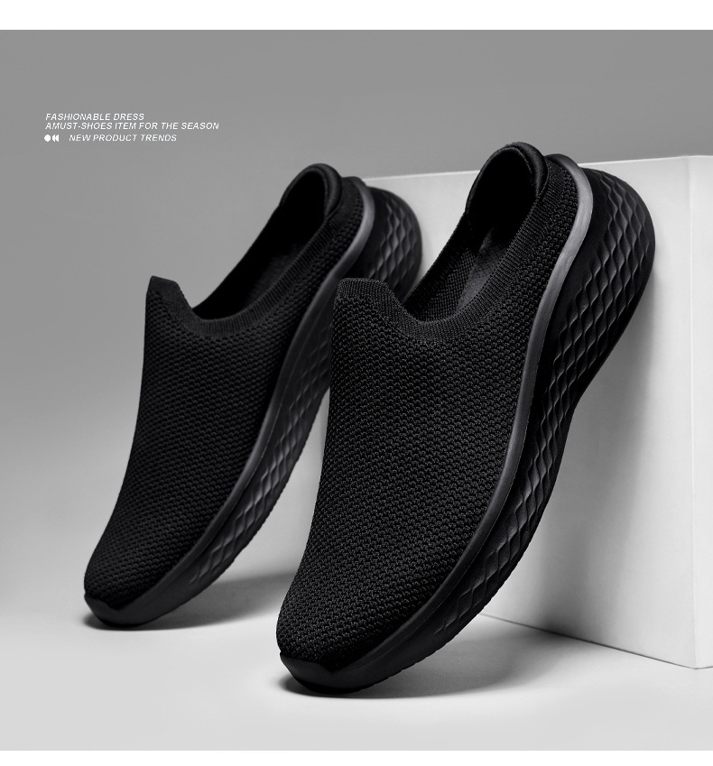 Foreign Trade Summer Breathable Closed-Toe Slippers For Men, Lightweight Men's Casual Shoes, Cross-Border_vogvips.com