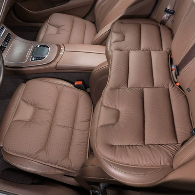 Four Seasons Pad — Non-Sweaty, Seat Cushion Manufacturer Wholesale - chestnut-brown-three-piece-set-for-the-whole-car-audi