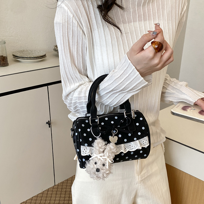 Bolsa de moda coreana para chicas 2026 nuevo encaje de alta belleza extranjera bolsas de almohada diarias mujeres image 4
