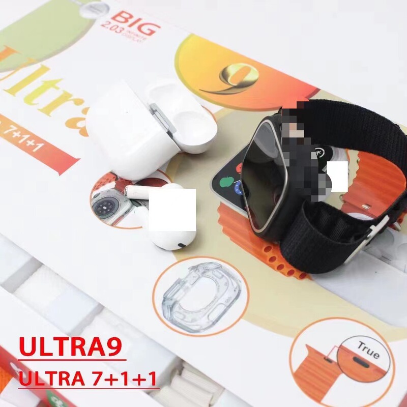 ultra9 7+1+1 smart Watch Huaqiangbei s9 Multi-band set ultra 7 in1 smart Watch