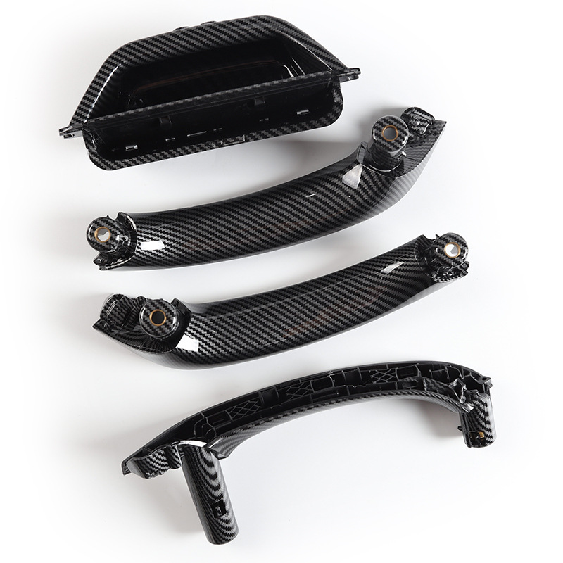 BMW – BMW X3 inner Armrest, handle, handle - carbon-fiber-pattern-4-piece-set-left-hand-drive
