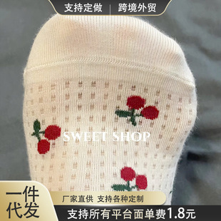 Socks Women's Summer Hollow Thin Lace Socks Ins Mid-length Socks Mori Style High-value Japanese Style All-match Breathable Outer Wear