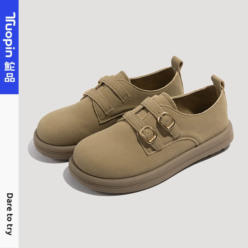 Женские весенние туфли на толстой подошве Ботинки Boken верхняя одежда Японские однослойные туфли без шнуровки на мягкой подошве TP438-3AK
