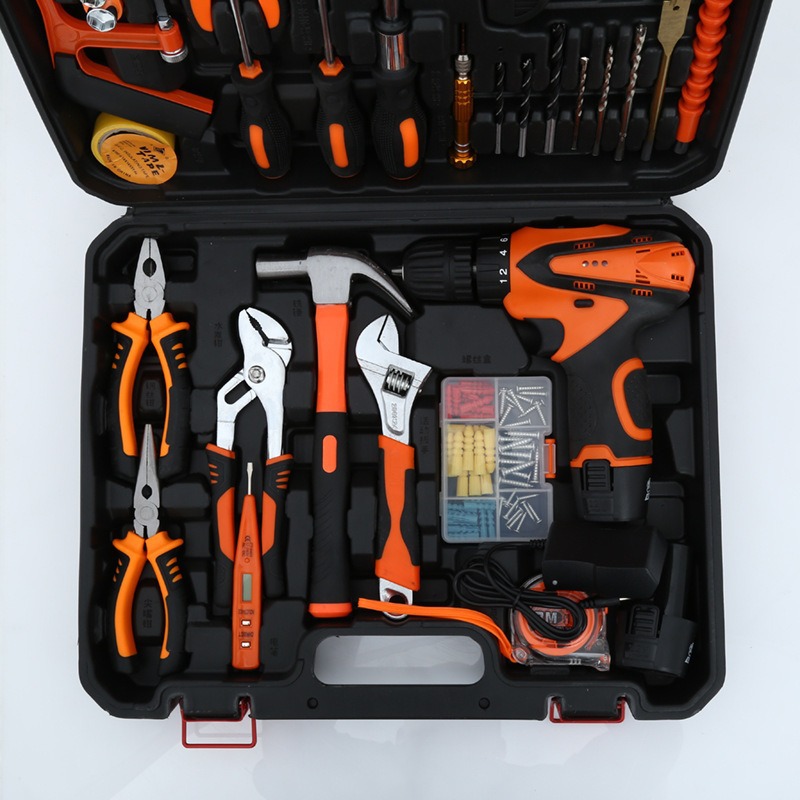 Personalizado conjunto de hardware doméstico herramientas de reparación multifuncionales eléctricos herramientas de reparación de automóviles kit al por mayor