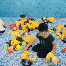 源頭廠家生產兒童玩具沙室內沙池五彩顆粒家用沙子挖沙游樂場
