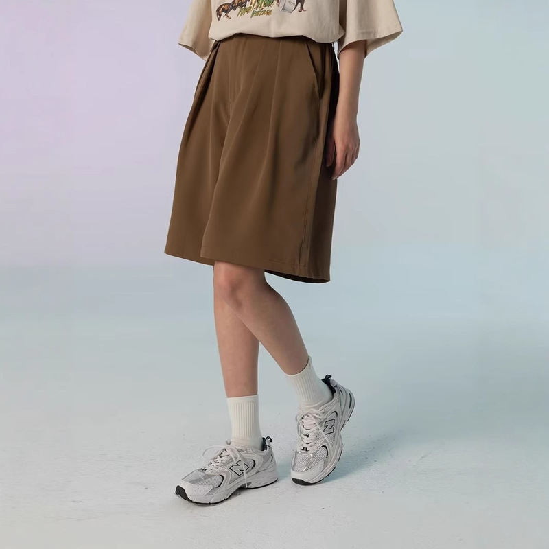 Artistic Summer Trousers Youth Popular New Ins Trendy All-match Straight Trendy 2025 Casual Men's Shorts