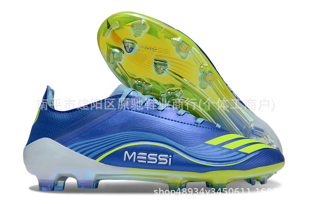 Fábrica de Putian al por mayor F50 zapatos de fútbol FG zapatos con lengua baja zapatos de fútbol hombres