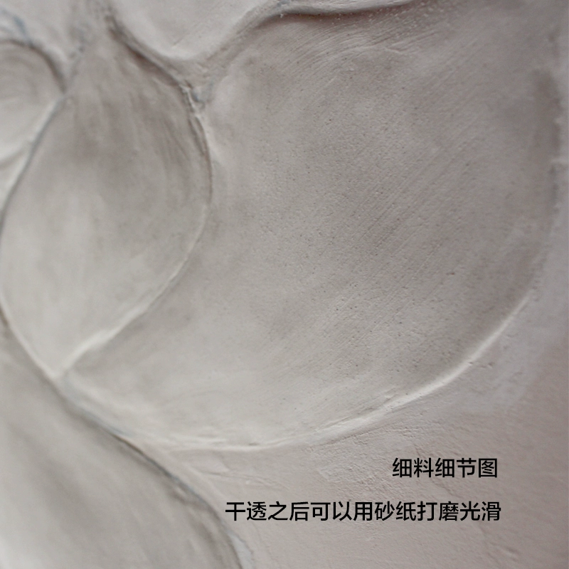 Рельефная настенная живопись в стиле TikTok-инфлюенсера, гипсовая пудра, тонкая настенная скульптура, песок, минеральный песок, искусство из тонких материалов.