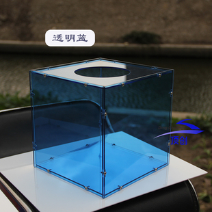 ♔ Acrylic Transparent Box Lottery Box Plexiglass Assembly Portable Small Size 20cm Medium Large Size Customizable