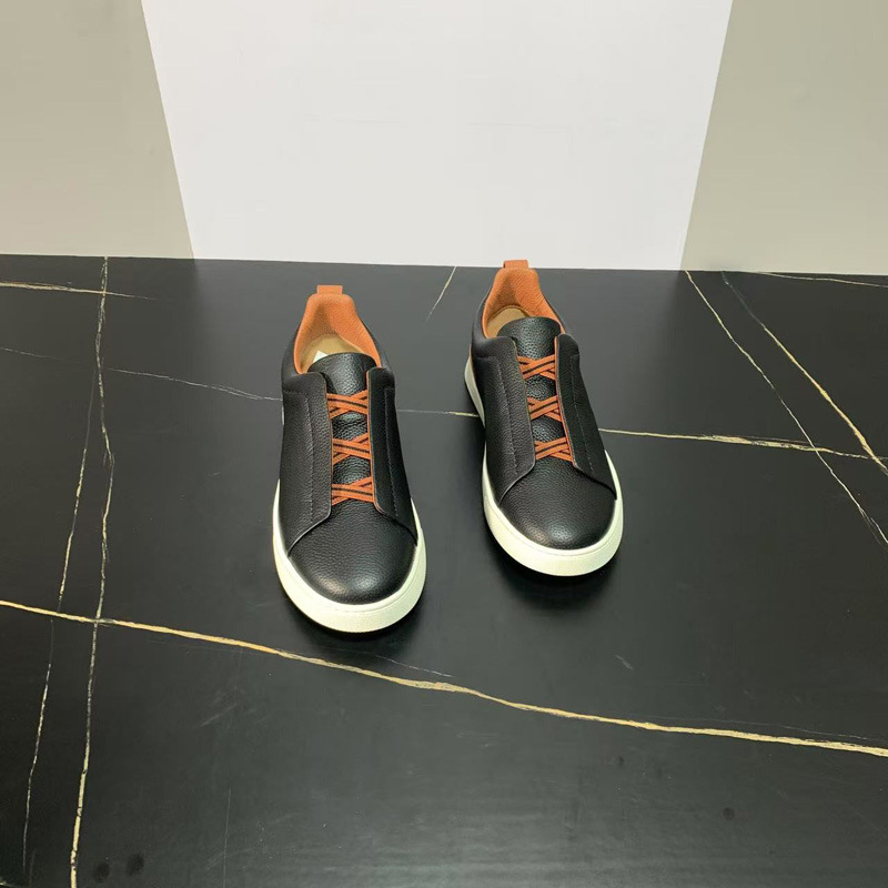 Factory Jeya Men's Shoes Cowhide Business Casual Shoes Classic xxx Series Litchi Deer Leather Men's Sneakers