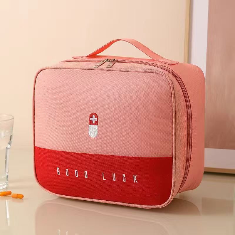 Medizinische Notfalltasche zur Seuchenverhütung, tragbar, für Zuhause und Internat, Aufbewahrungsbox für Medikamente, großvolumige medizinische Notfalltasche, Insulinbox