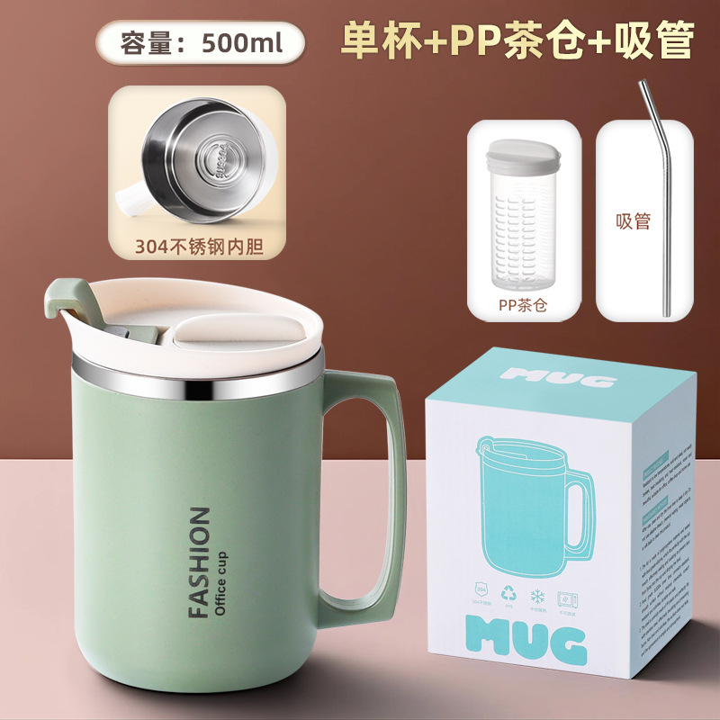 Taza de café de acero inoxidable 304 de doble capa, antiquemaduras, diseño moderno y creativo, suministro directo Yuedisi